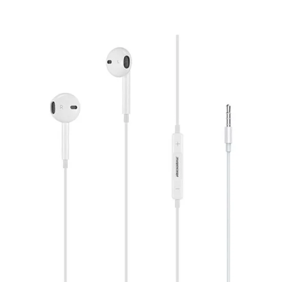 Rockrose Solo MC Wired Earphones with 3.5 mm Headphone Jack &ndash;White